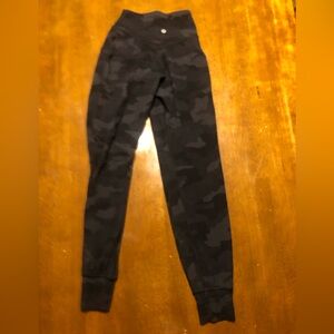 lululemon athletica Black Camo Leggings